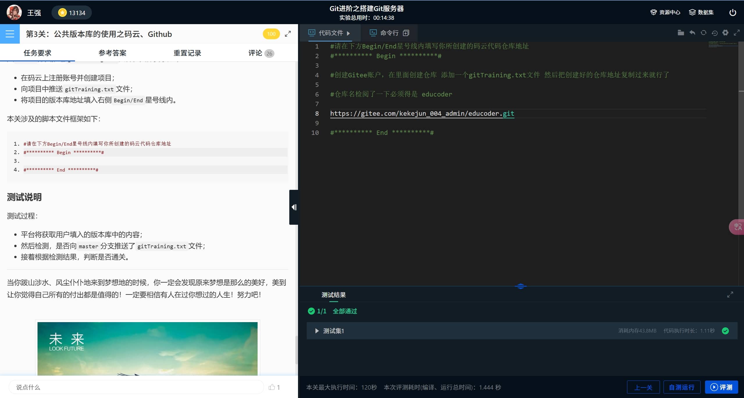 公共版本库的使用之码云、Github